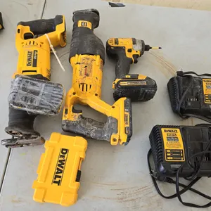 Dewalt Bag With Recip Saw x2,Impact Driver, 2 Chargers and 3 Batteries