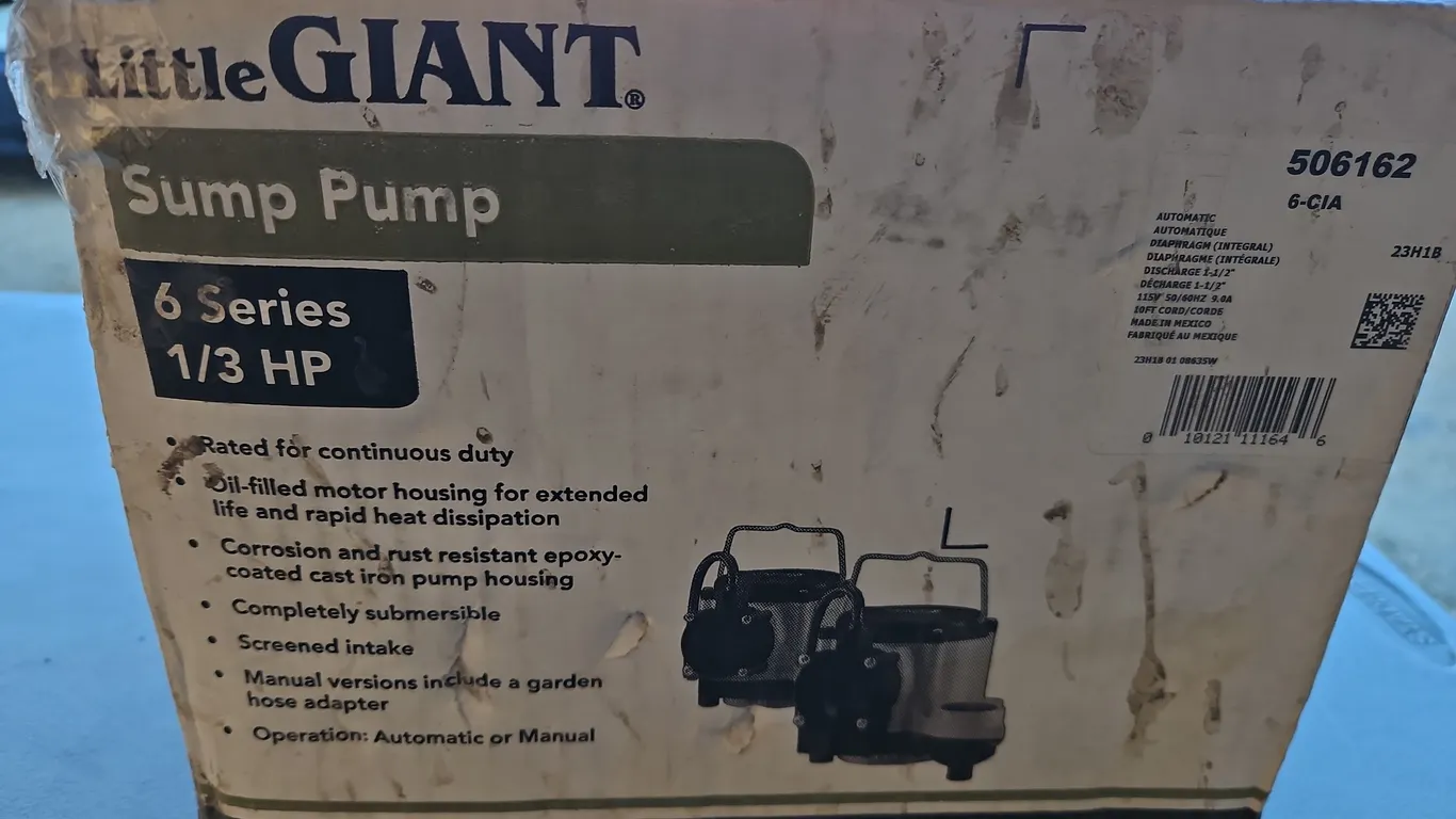 Little Giant Submersible Pump