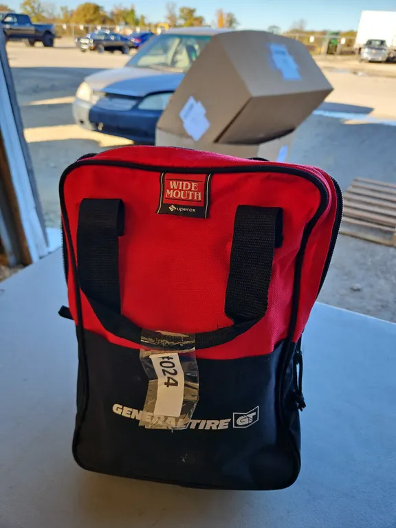Wide Mouth Bag With Handheld Vaccum and Attachments and Dusters