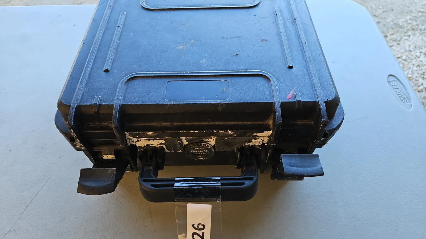 Hard Case With Assorted Flashlights