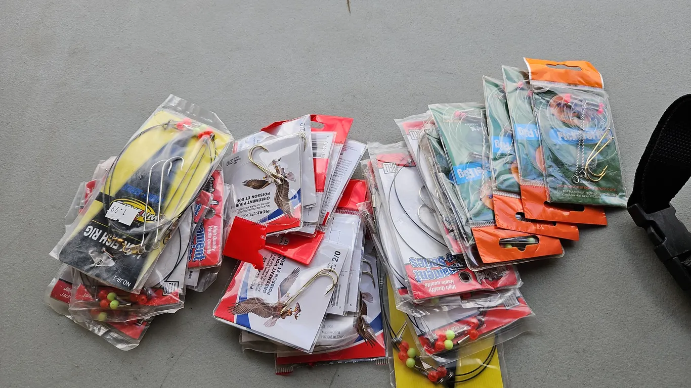 Fanny Pack Of Assorted Fishing Tackle