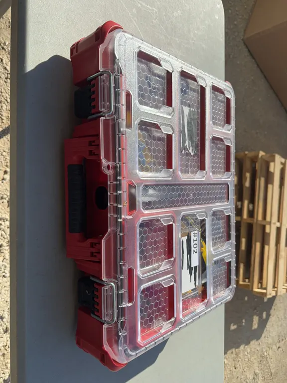 Milwaukee Packout Container With Assorted Tools