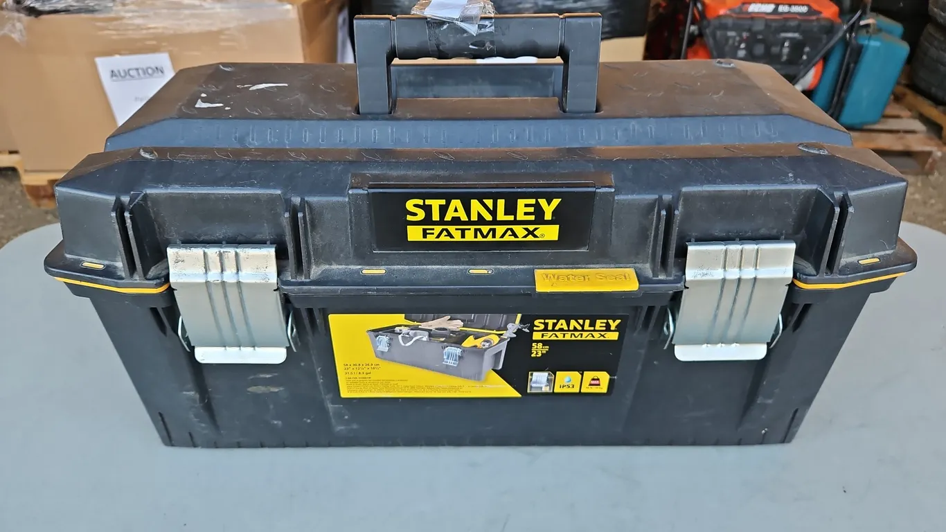 Stanley Fat Max Tool Box With Assorted Tools