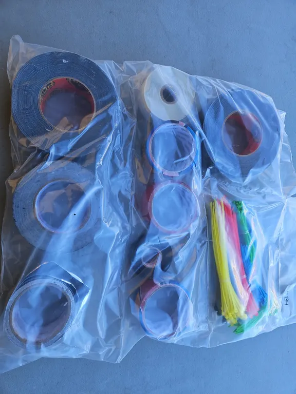 Various Tapes and Zip Ties
