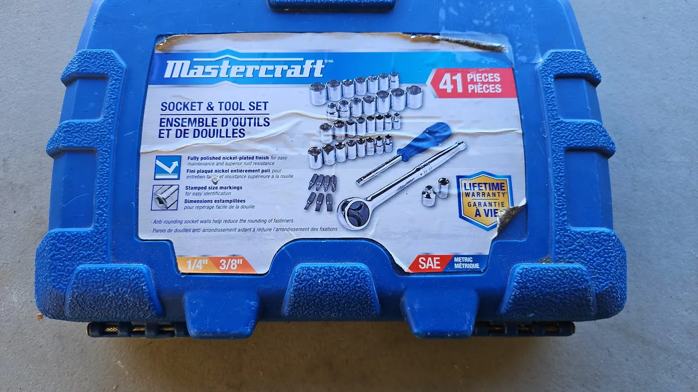 Mastercraft Socket Set Missing Parts