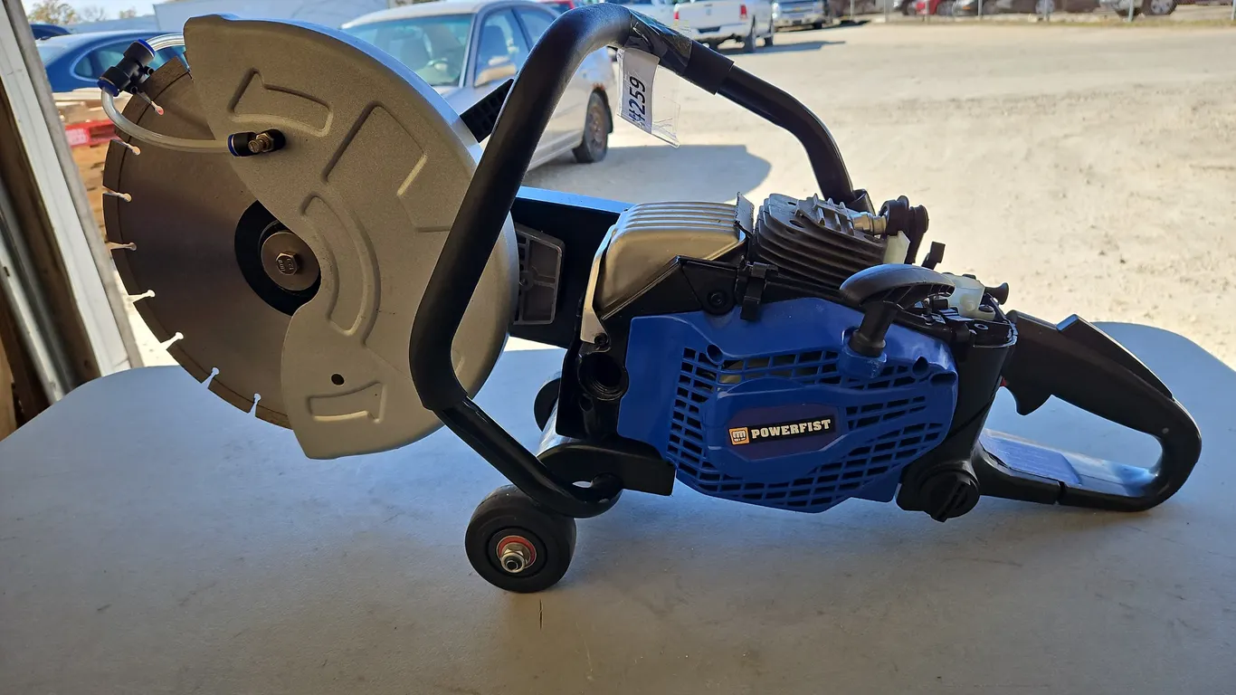 PowerFist Concrete Saw Gas Missing Pieces