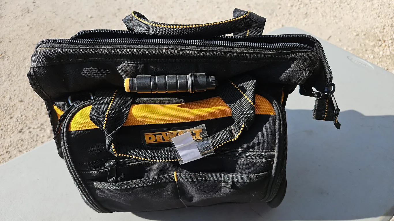Dewalt Bag Containing Assorted Tools