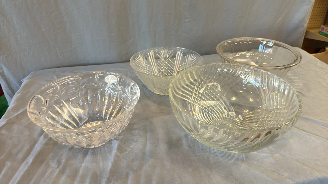 Glass bowls