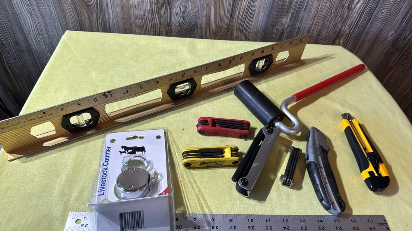 Tools, livestock counter