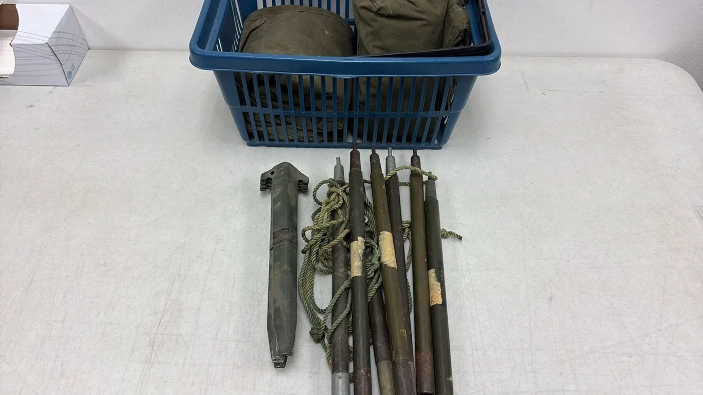 Vintage US Military Canvas Tent