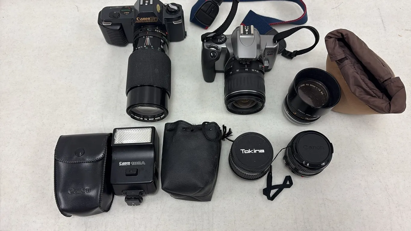 Canon Cameras w/ Lenses & Accessories