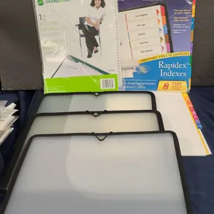 Grand & Toy Tab Dividers, Poly Files, Post-it Indexes Lot