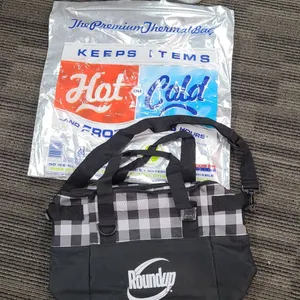 Roundup Tote, Premium Thermal Bag, Silver Pouch Lot