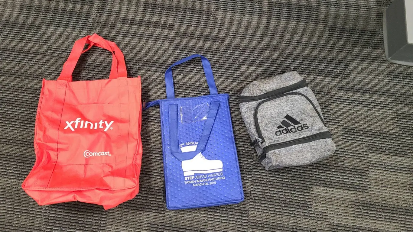 3 Tote Bags: Xfinity, Step Ahead, Adidas