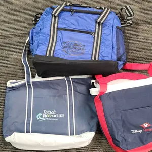 3 Branded Tote and Backpack Bags Assorted Styles