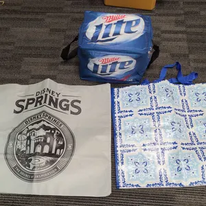 Miller Lite Cooler Bag, Disney Springs & Patterned Tote Bags