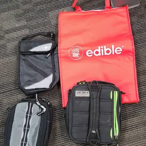 Travel Pouches and Edible Insulated Tote Bag