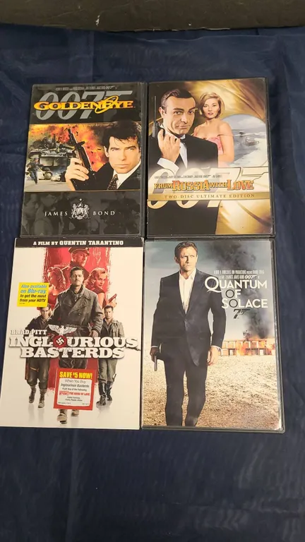 James Bond DVD Lot & Inglourious Basterds DVD Set