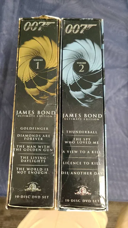 James Bond Ultimate Edition Vol 1 & 2 DVD Box Sets