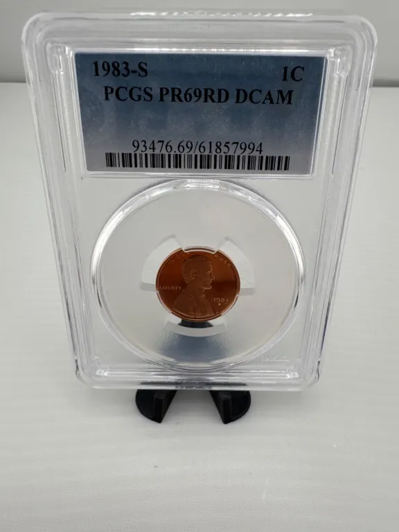 1983-S 1C Lincoln Cent PCGS PR69RD DCAM