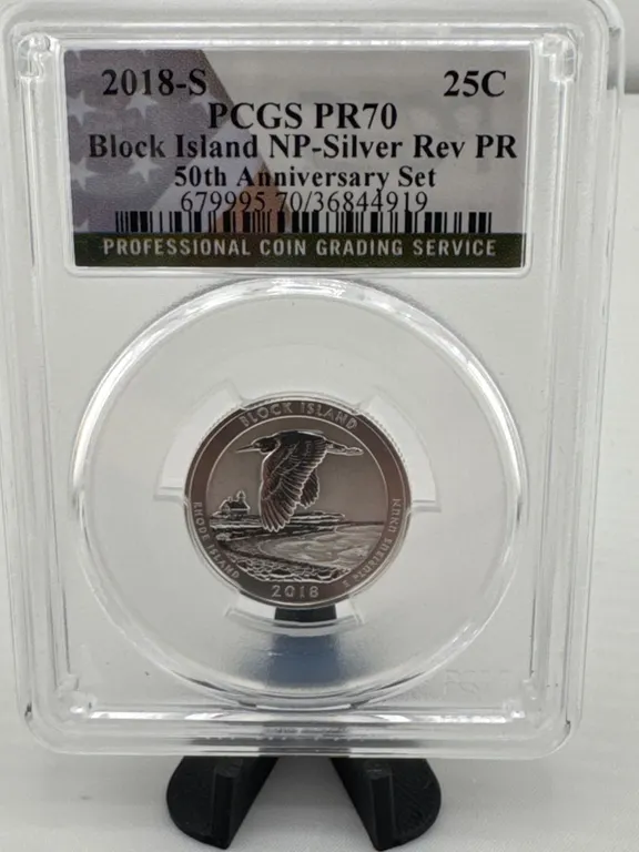 2018-S PR70 Block Island Quarter