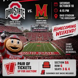 "THE" OHIO STATE BUCKEYE'S vs Maryland Terrapins
