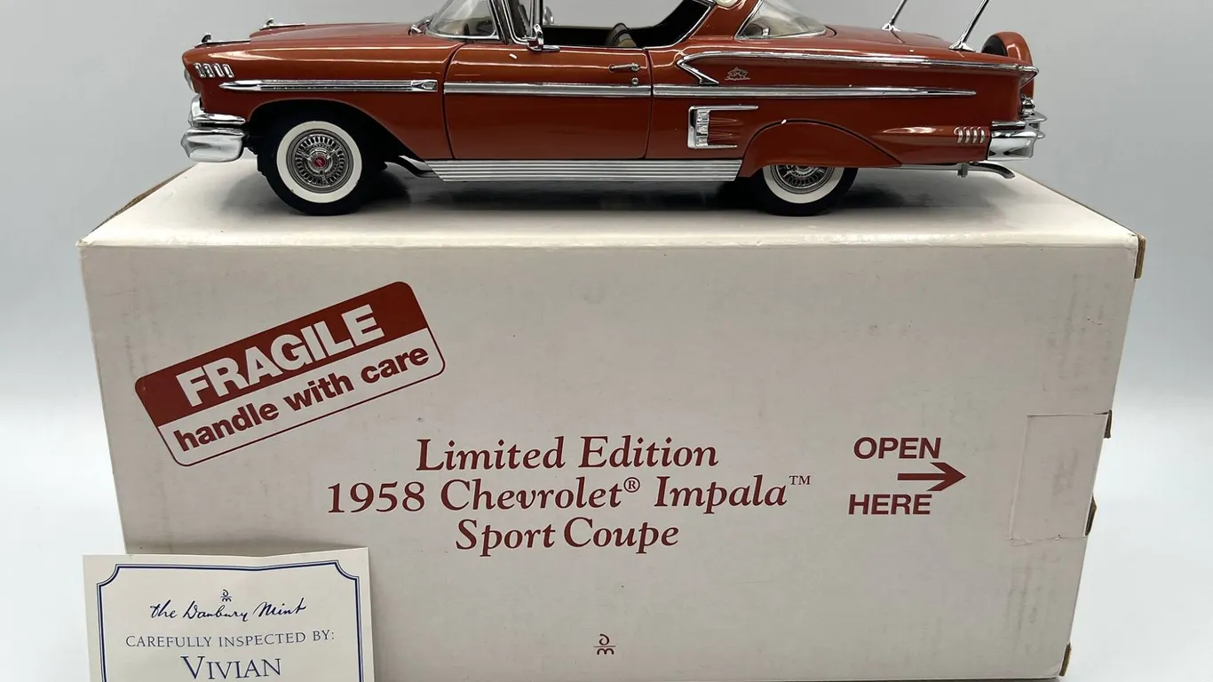 Limited Edition - Danbury Mint - 1958 Chevrolet Impala