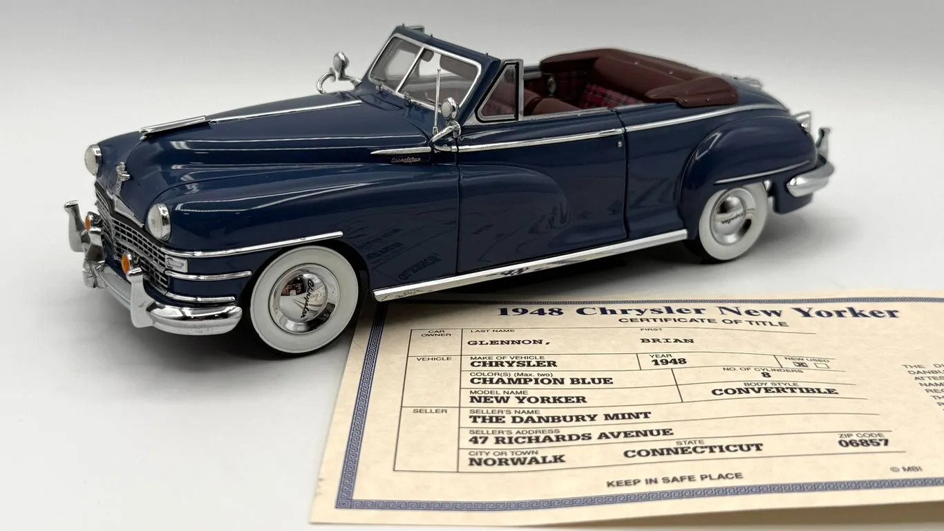 Danbury Mint - 1948 Chrysler New Yorker