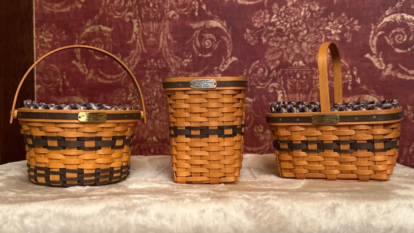 Longaberger Collectors Club Longaberger Baskets with Original Boxes