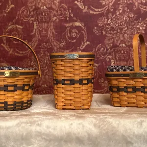 Longaberger Collectors Club Longaberger Baskets with Original Boxes