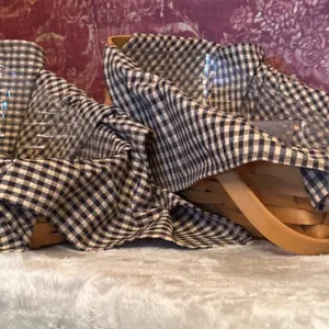Longaberger Baskets with Liners and Plastic Inserts