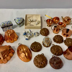 Miniatures in Copper, Ceramic, Delft & More
