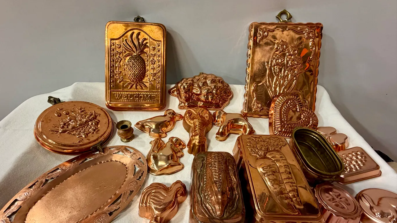 Copper Molds and Decor