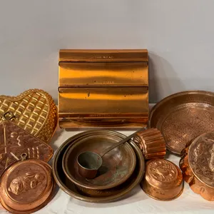 Copper Dispenser, Molds & Decor