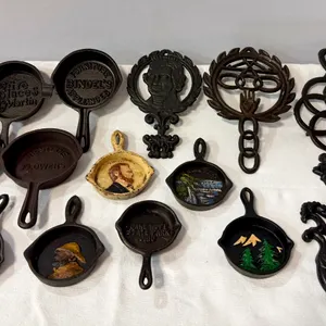 Cast Iron Mini Skillet Decor and Trivets