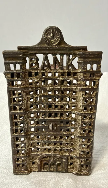 Vintage Cast Iron Bank...Bank