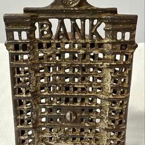Vintage Cast Iron Bank...Bank