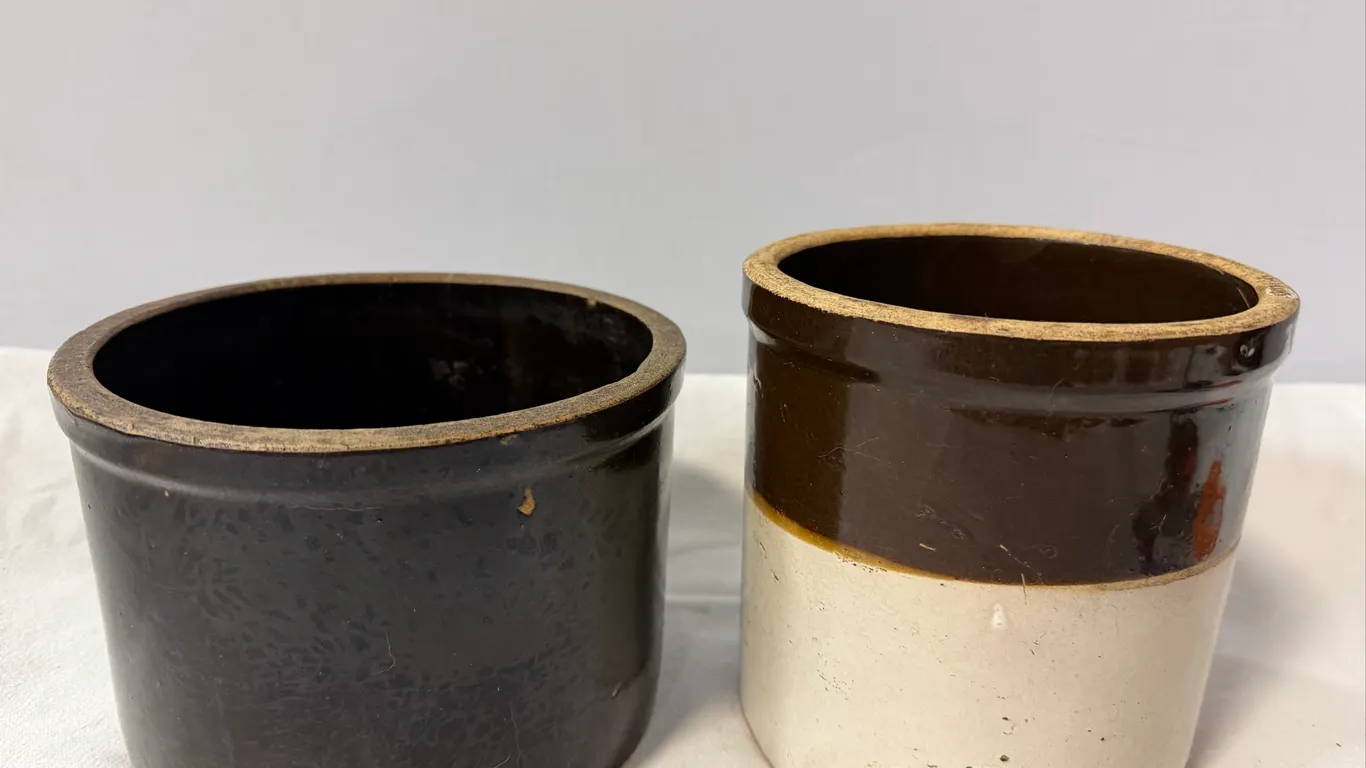 Two Vintage Crocks