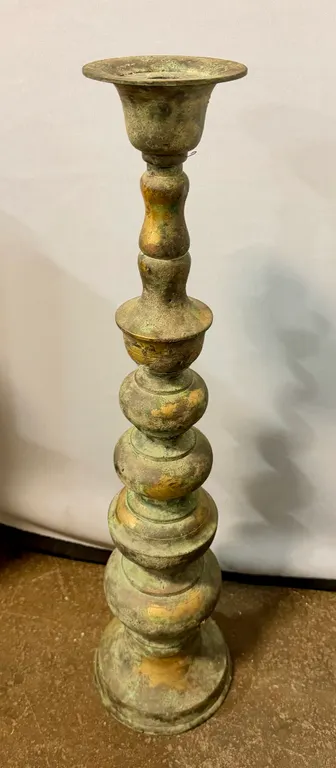 XL Vintage Candleholder w/ Candle