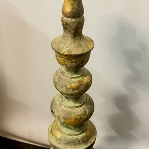 XL Vintage Candleholder w/ Candle