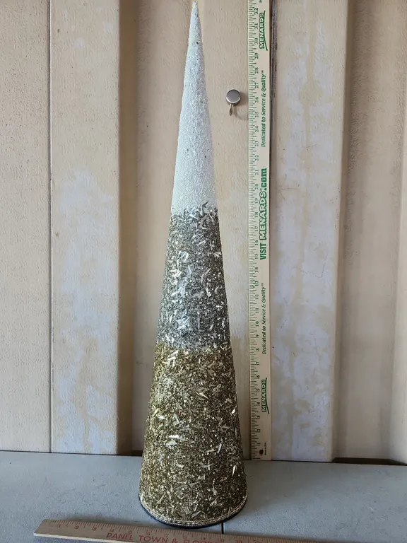 Large Glitter/Beaded Decor Tree 30" Tall