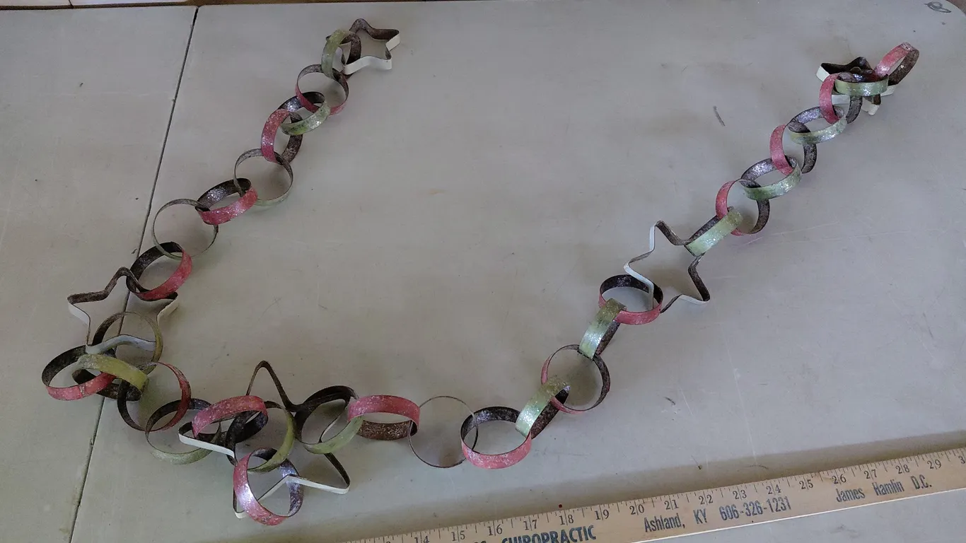 Metal Christmas Garland