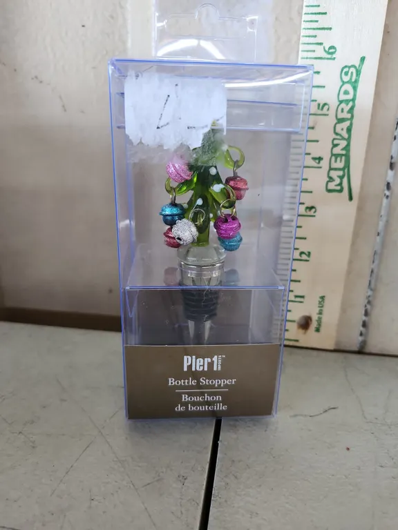 Pier 1 Bottle Stopper, Glass Tree
