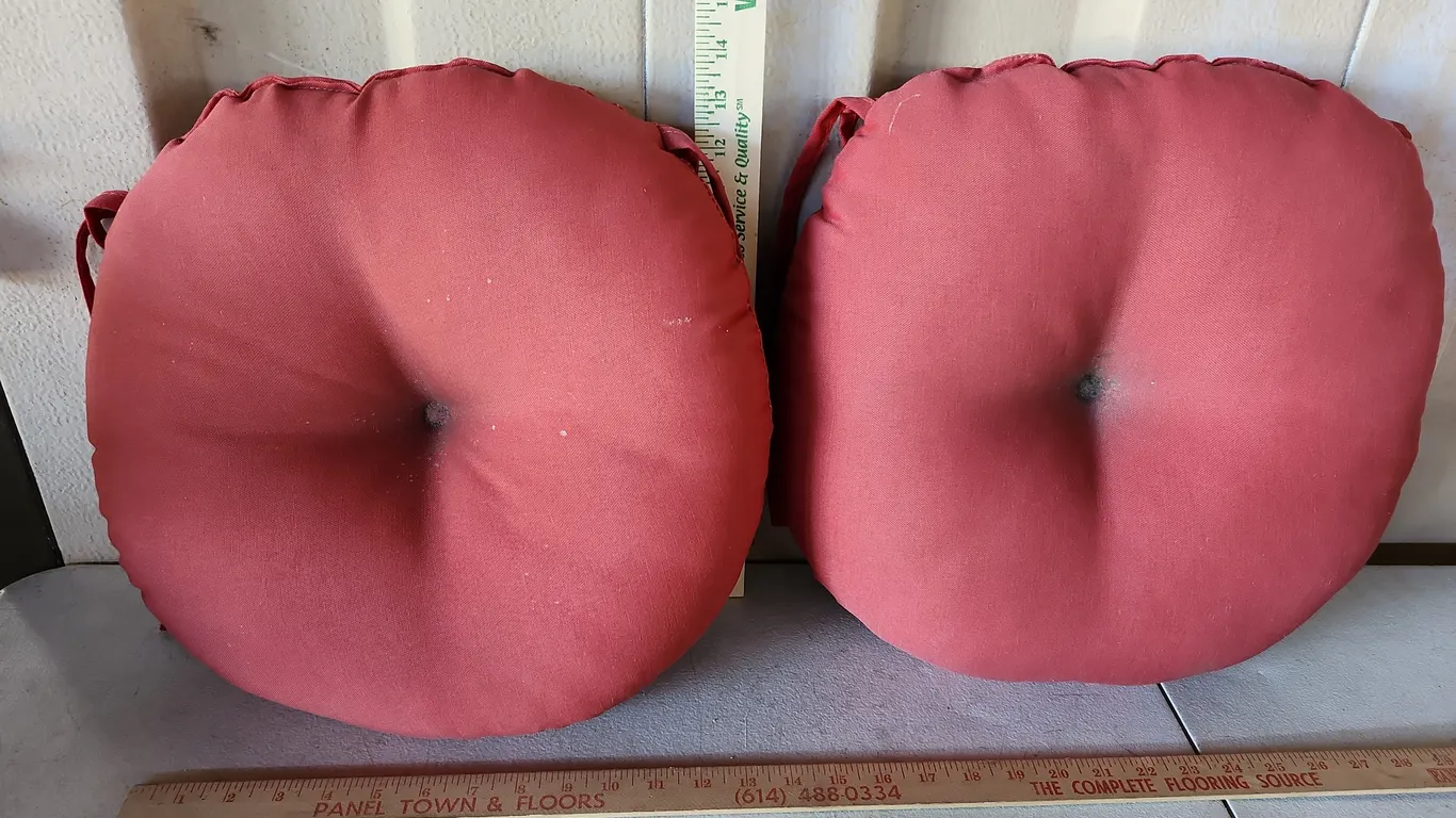 2 Outdoor Chair Cushions 16"