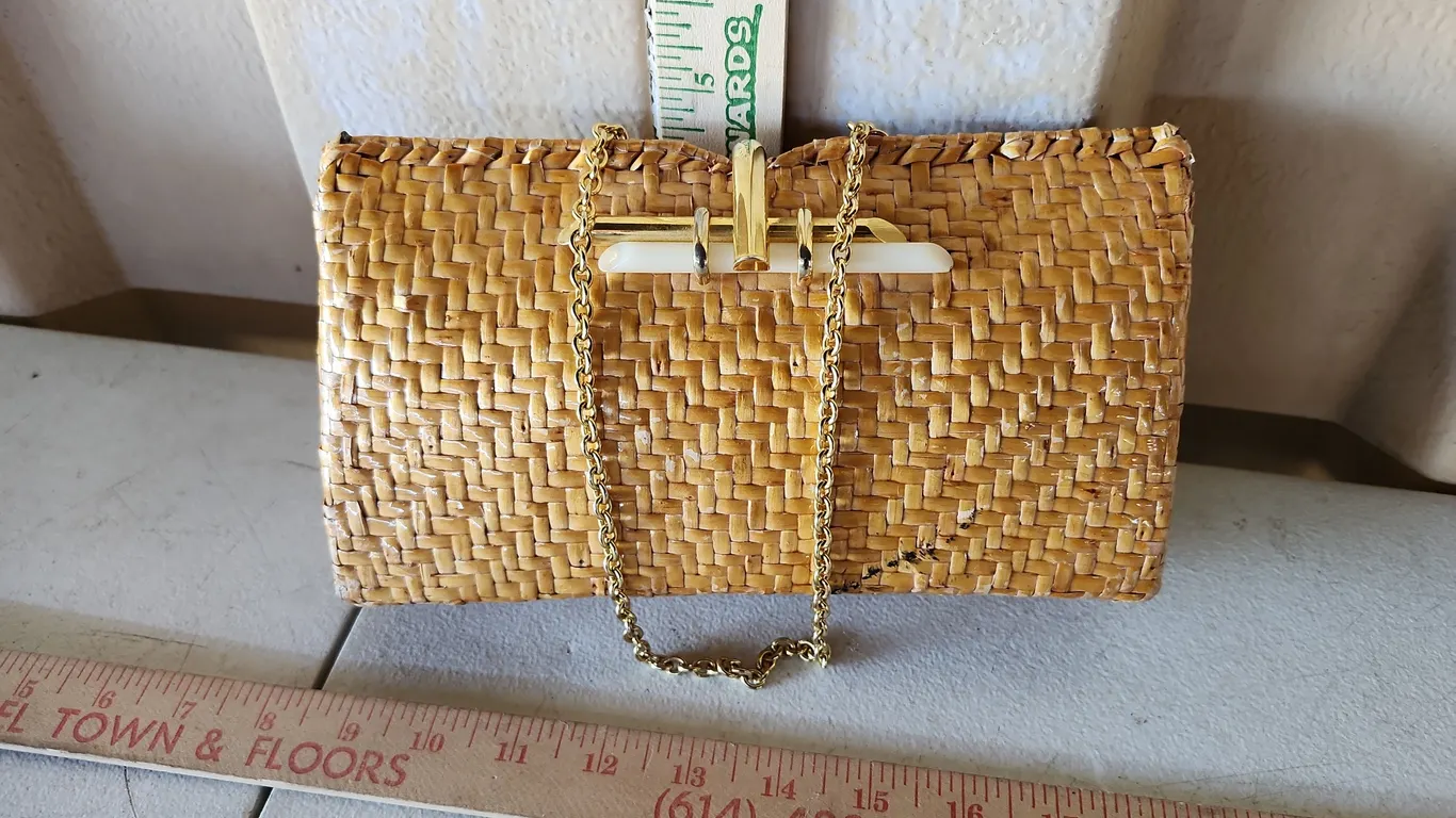Koret Purse, Willow Made In Hong Kong, Some Wear