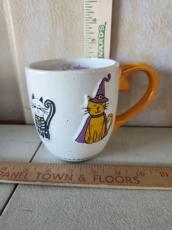 Cat-Astrophic Halloween Cat Mug, Large