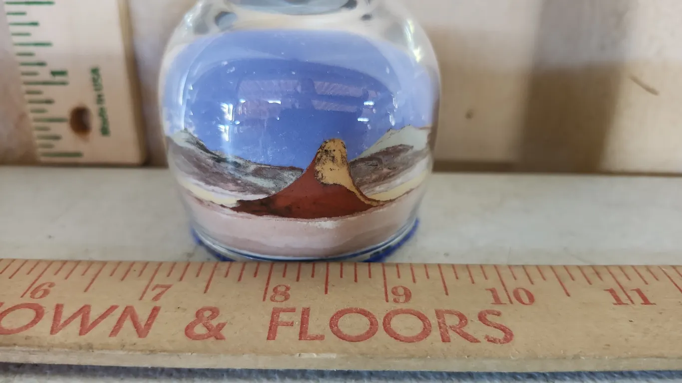 Painted Desert Scenes Handmade By Western Area Artist Paperweight
