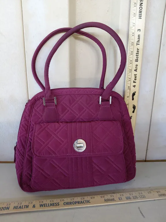 Vera Bradley Purple Purse, Lightly Used