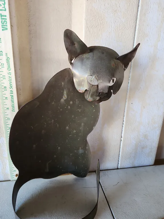 Metal Art Cat 15" Tall