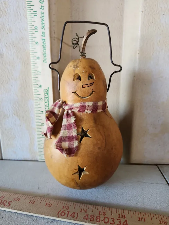 Hand Crafted Guard Snowman